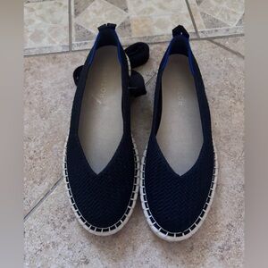 Rothys Black Espadrille Flats